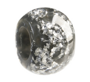 ZSISKA Bliss Grey with Silver Flakes Bead