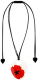 ZSISKA Red Baila Pendant Necklace