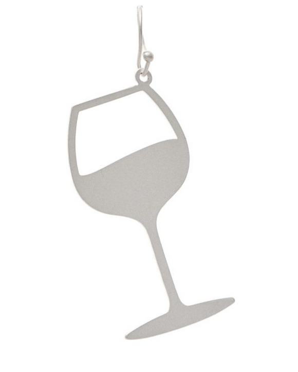 RAIN Silver Five O'Clock Somewhere Earring