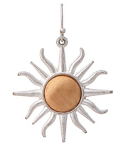 RAIN Two Tone Blazing Sun Earring