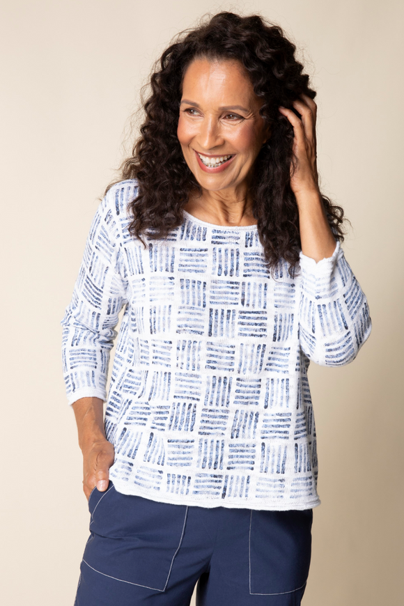 Habitat Softly Stamped Pullover - 82320 - WHITE