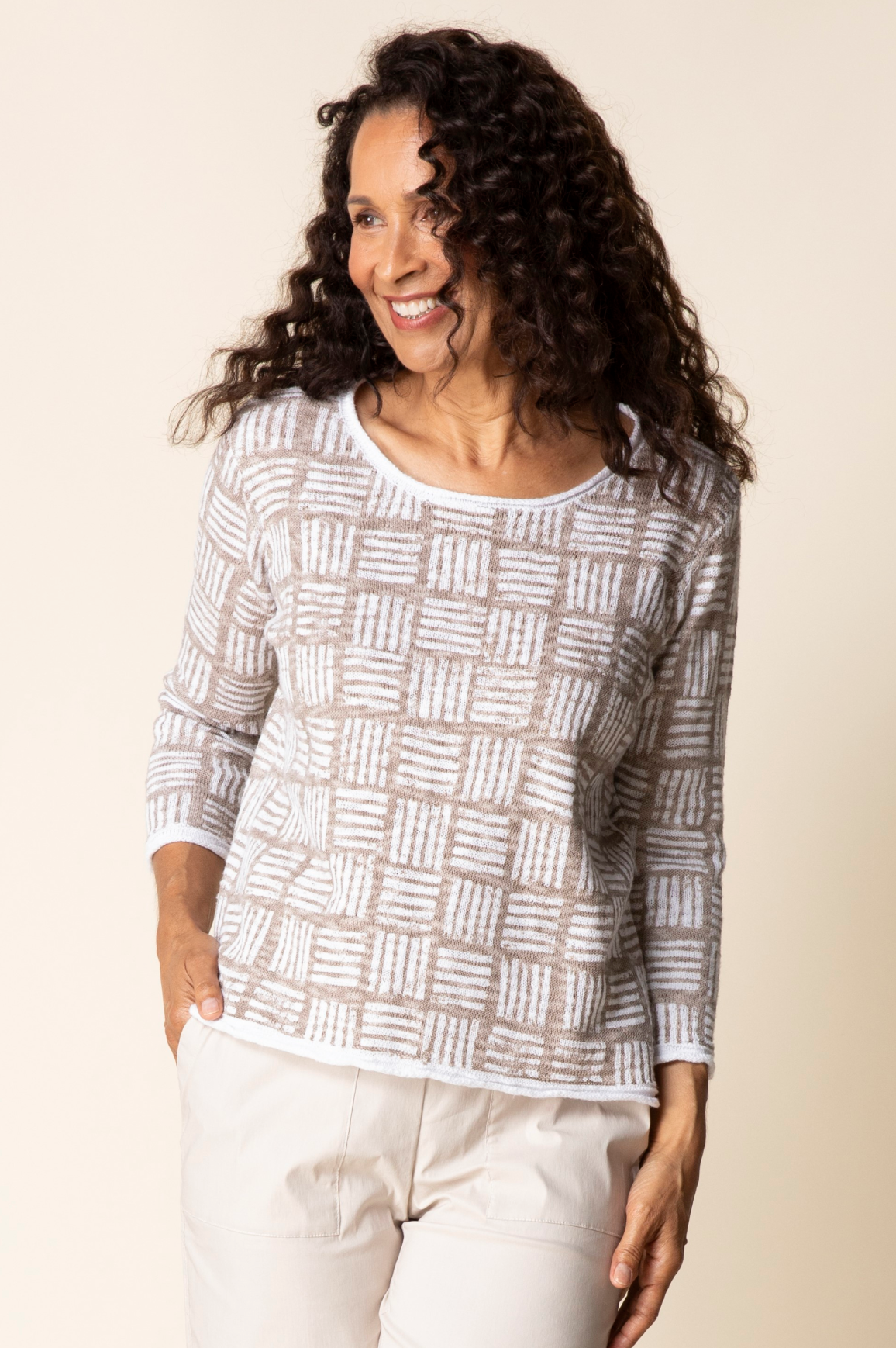 Habitat Softly Stamped Pullover - 82320 - WILLOW
