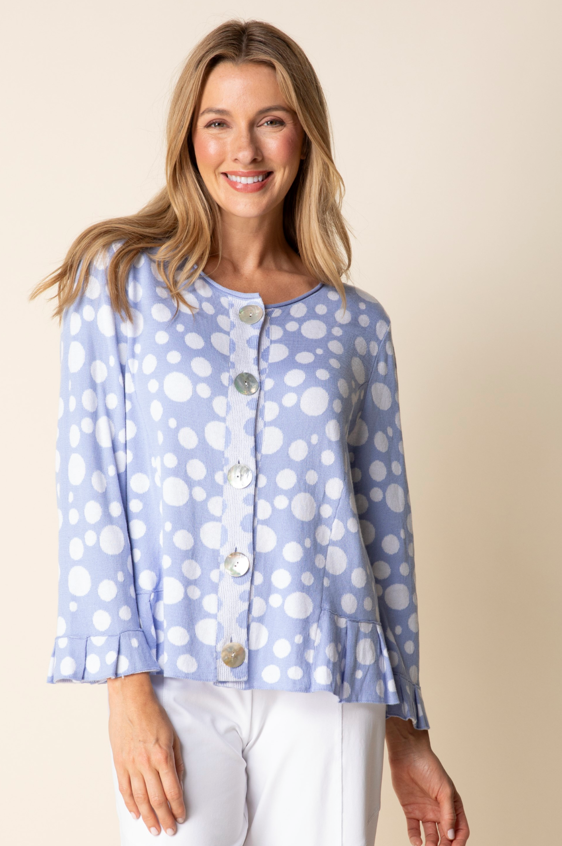 Habitat Connect The Dots Cardigan - 88225 - CORNFLOWER