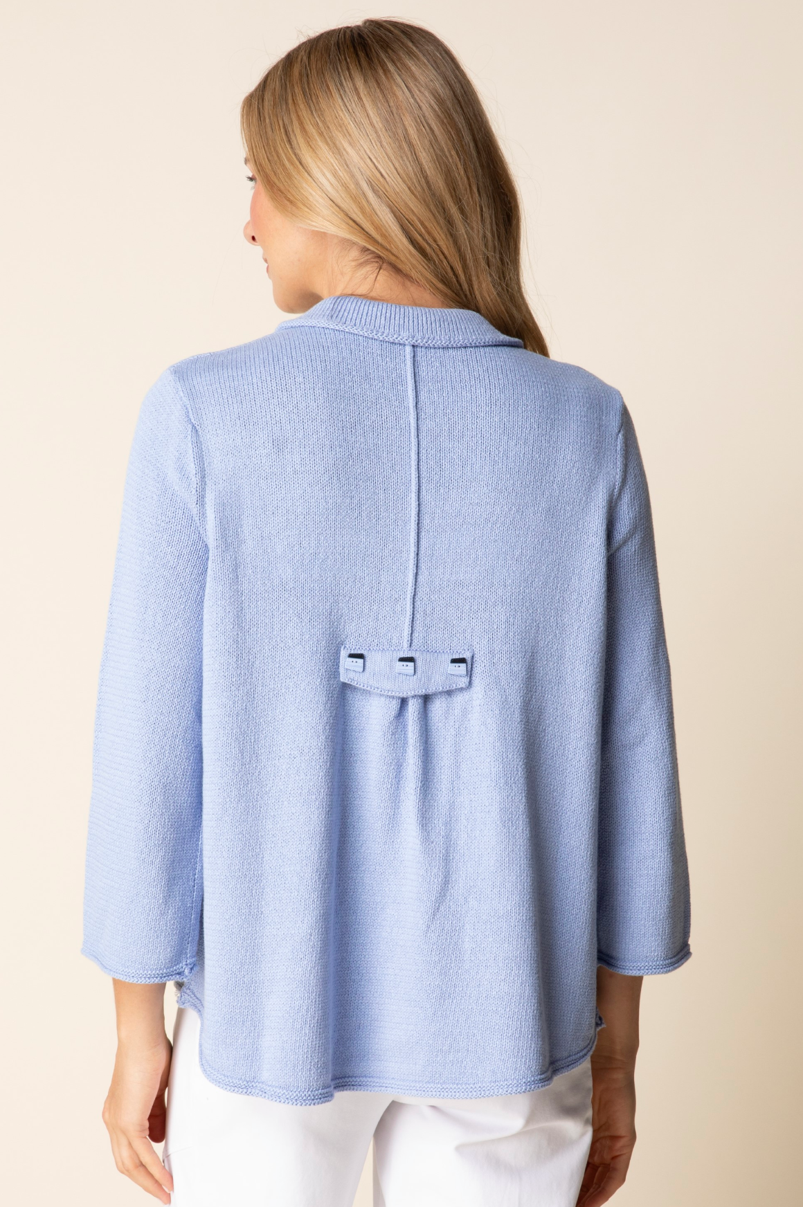 Habitat Sweater Together Pleat Back Jacket - 81258 - CORNFLOWER