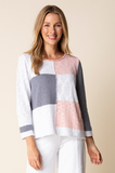 Habitat Yin Yang Patchwork Pullover - 89614 - BLUSH