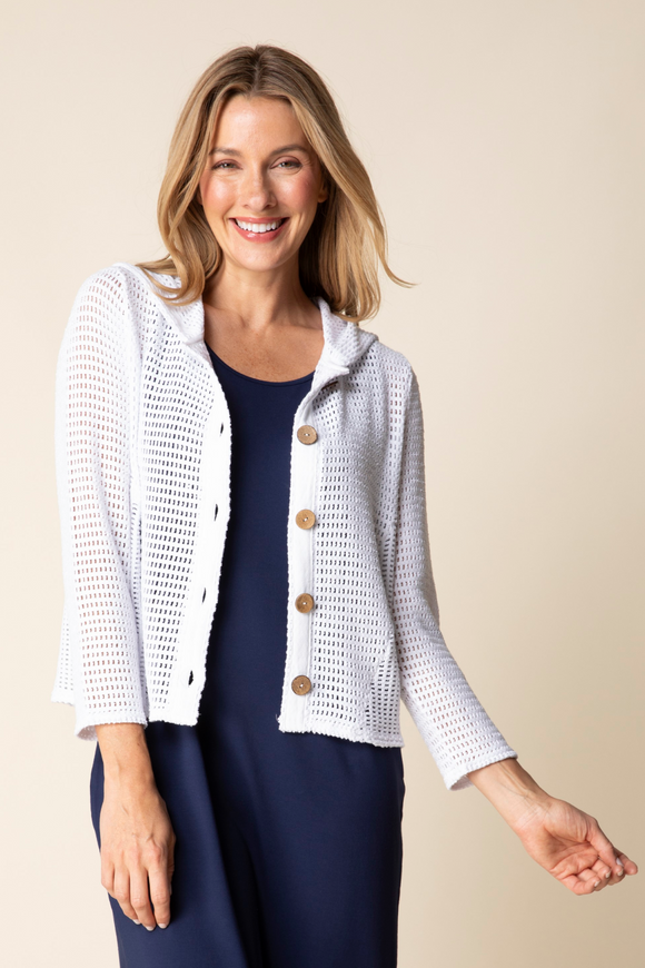 Habitat Summer Breeze Cardigan - 85837 - WHITE
