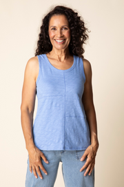Habitat Cotton Pebble Pieced Tank - 27501 - SKY