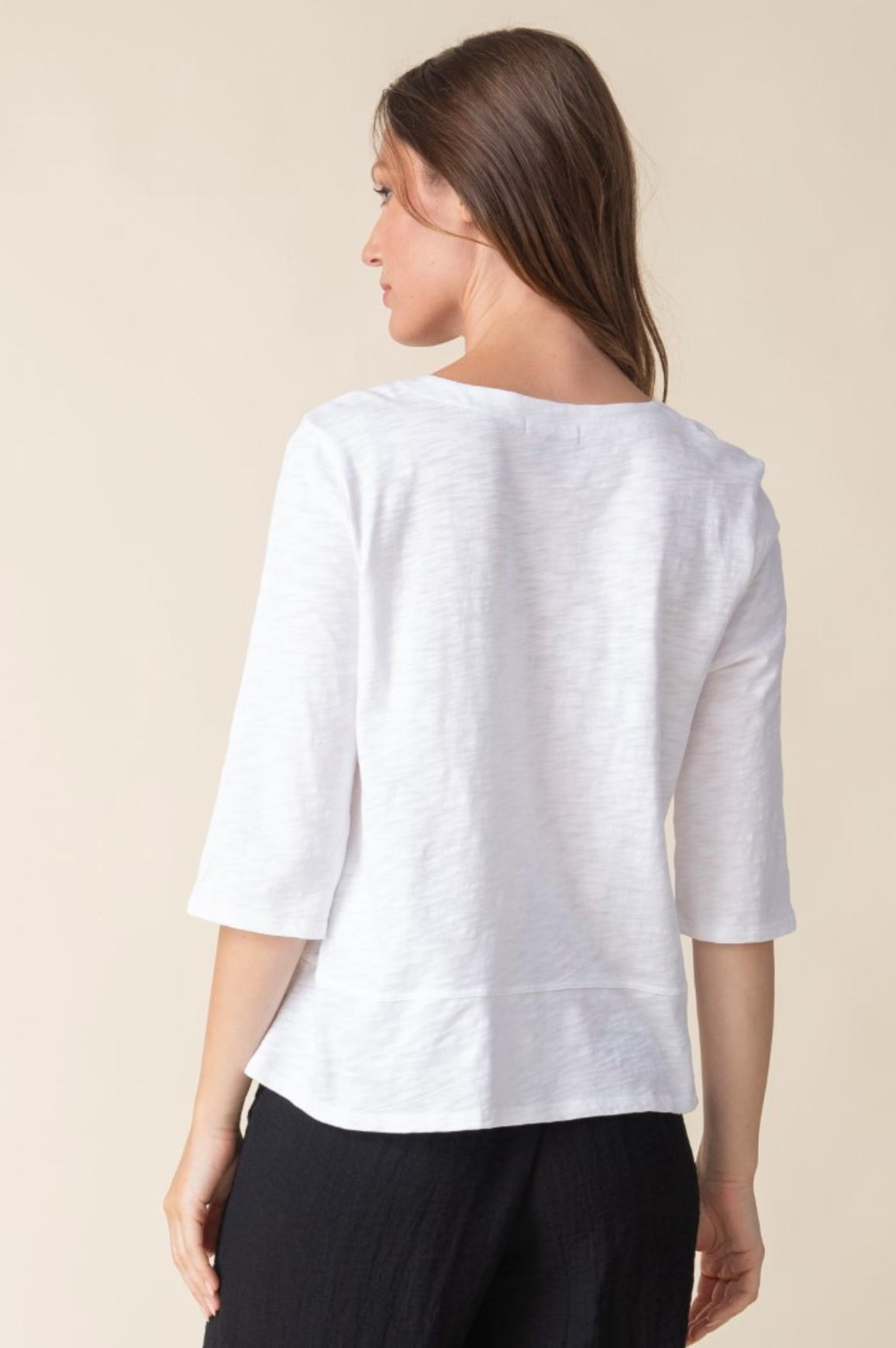Habitat Cotton Pebble Elbow Sleeve Tee - 27515 - BLACK (NOT WHITE)