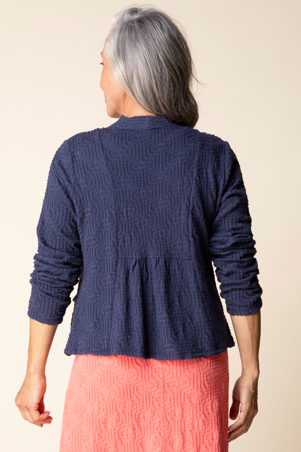 Habitat Sunburst Knit Cardigan - 20719 - NAVY