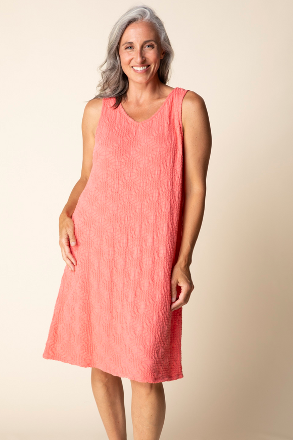 Habitat Sunburst Knit Sundrift Dress - 20782 - NAVY (NOT CORAL)