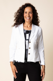 Habitat Stonewash Cotton Knit South Side Jacket - 31521 - WHITE