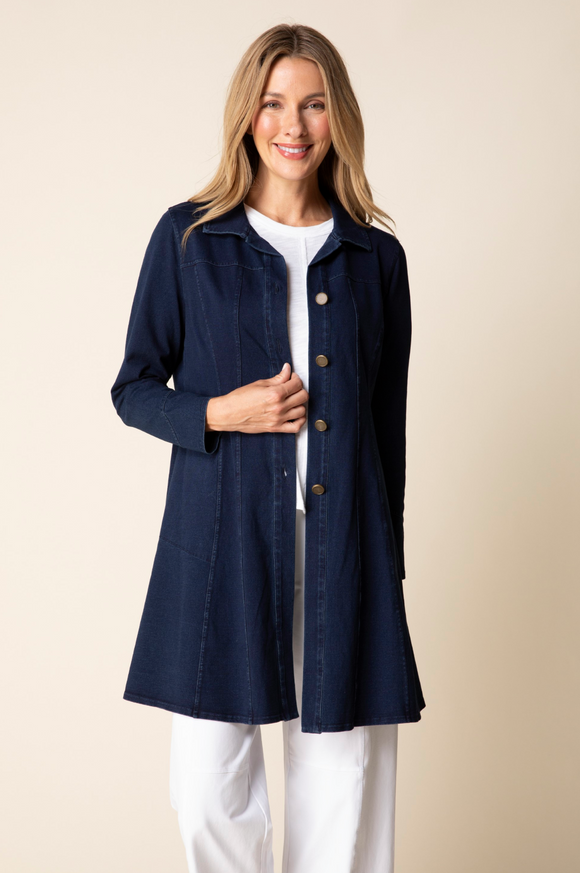 Habitat Stonewash Cotton Knit London Jacket - 31523 - DENIM