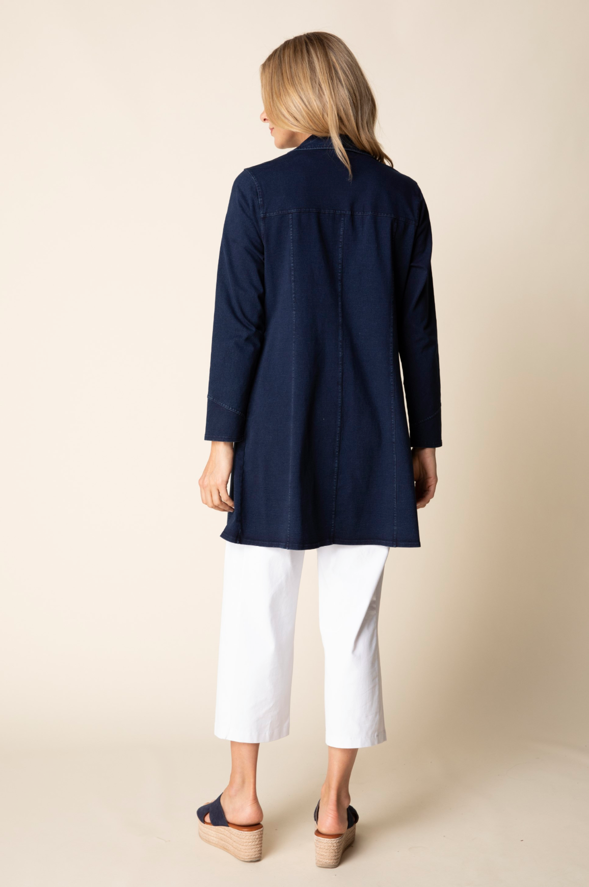 Habitat Stonewash Cotton Knit London Jacket - 31523 - DENIM