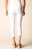 Habitat Stonewash Cotton Knit Crop Pant - 31565 - WHITE