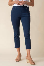 Habitat Stonewash Cotton Knit Capri Jean - 31569 - DENIM