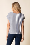 Habitat Earn Your Stripes Fine Line Tee - 22403 - NAVY