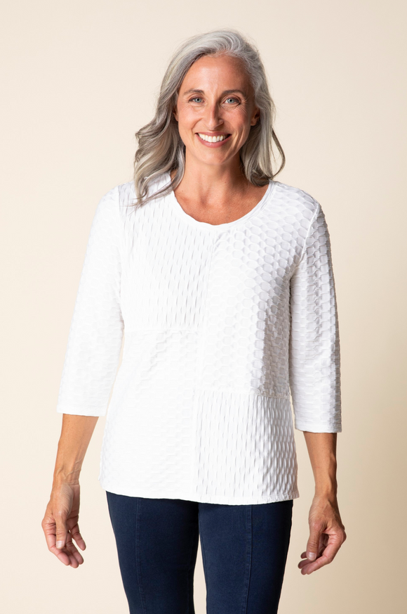 Habitat Newport Knit Seamed Top - 57115 - BLUEBELL (NOT WHITE)