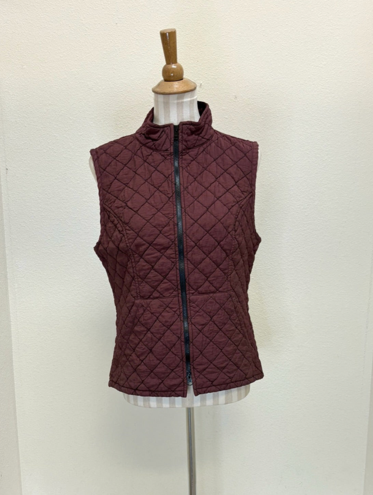 CUT LOOSE Quilted Parachute Zip Front Vest - 6595655