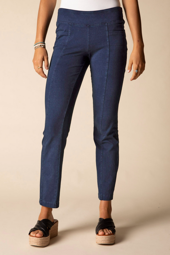 Habitat Stonewash Cotton Knit Seam Pocket Pant - 31561 - BLACK (NOT DENIM)