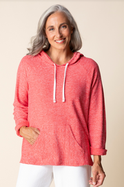 Habitat Pasadena Knit Stripe Sunrise Pullover - 21500 - TOMATO