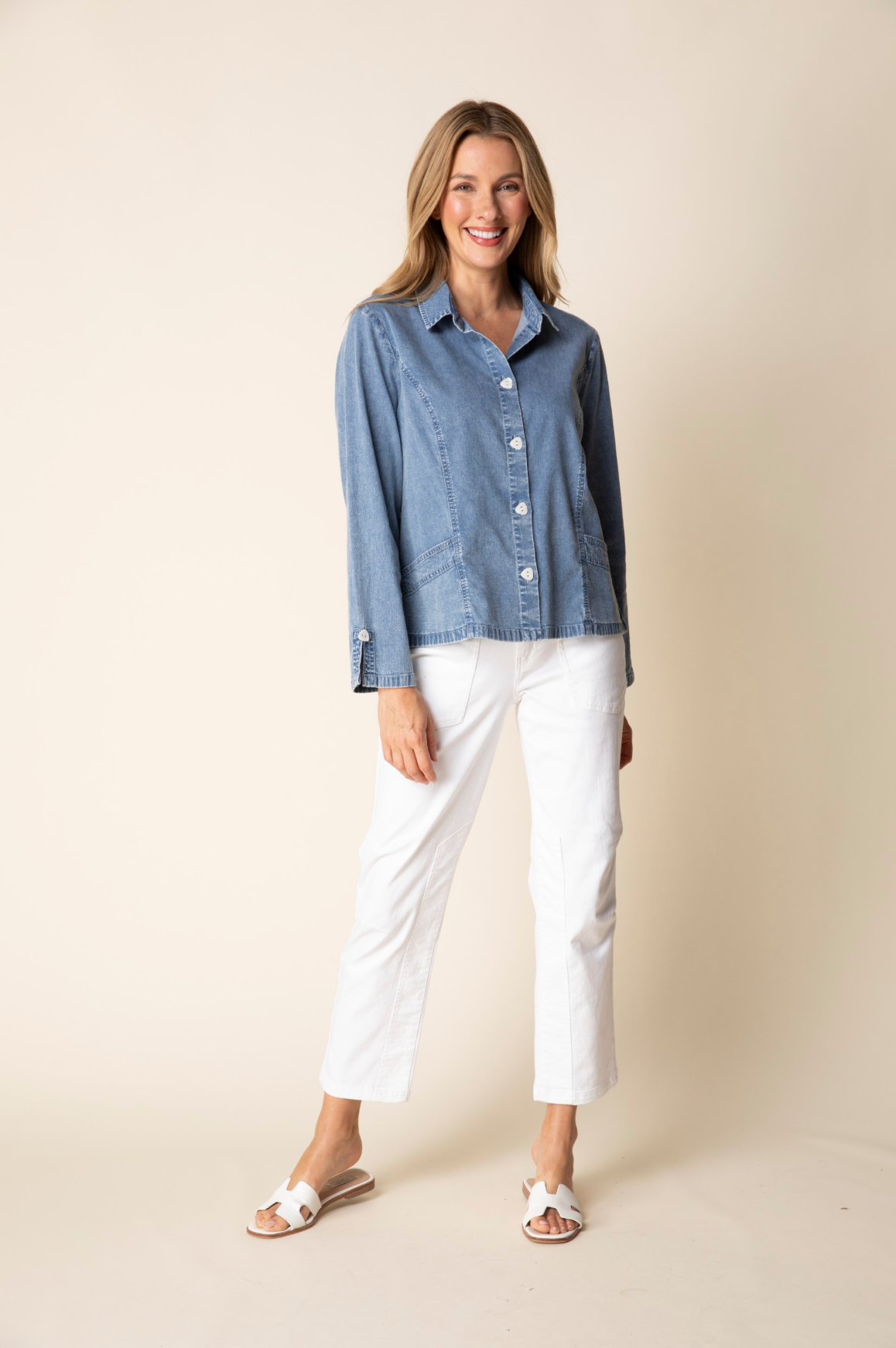 Habitat Perfect Travel Shirts Shirt Jacket - 15514 - LIGHT DENIM