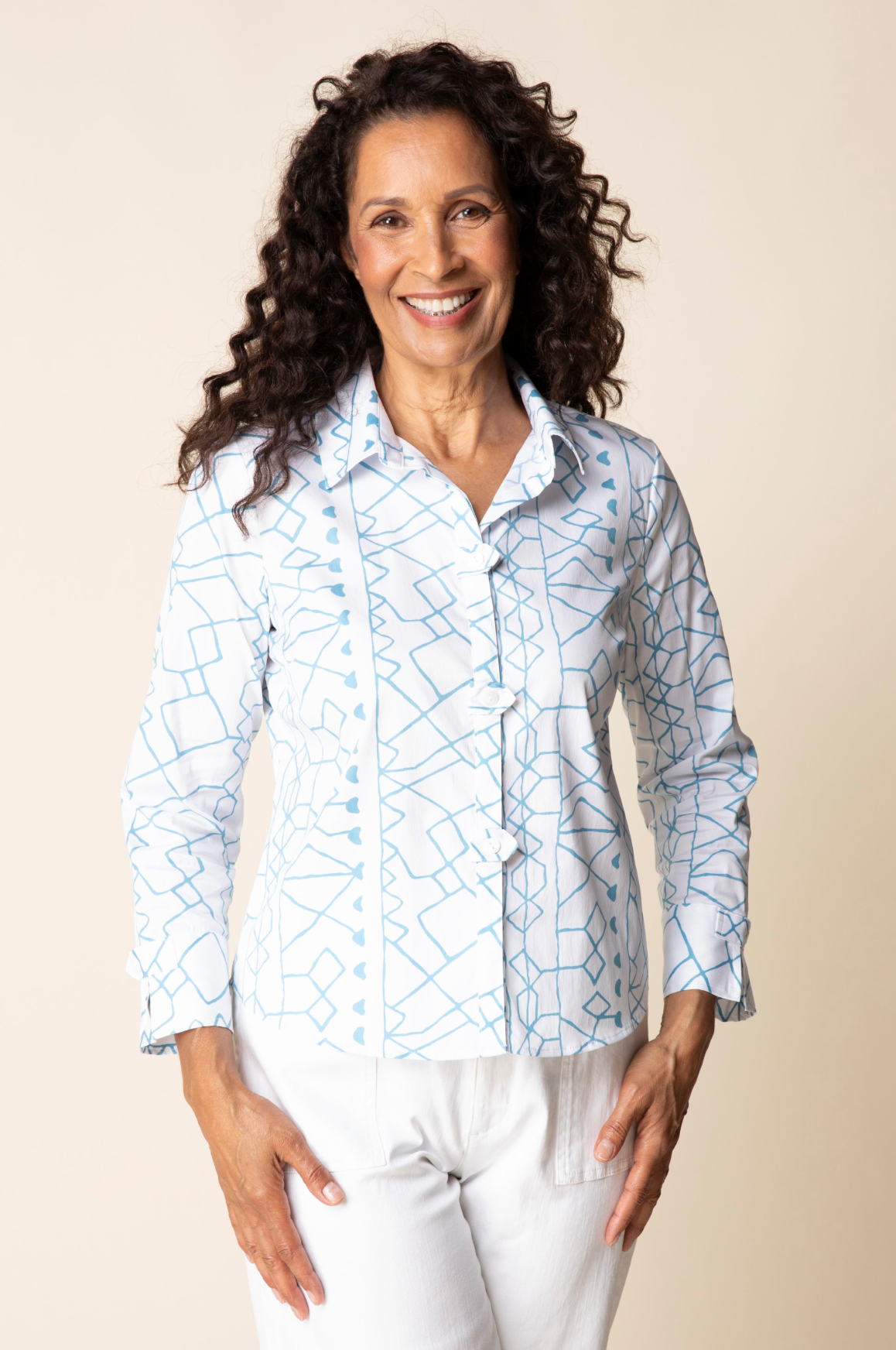 Habitat Perfect Travel Shirts Print Tab Detail Shirt - 13316 - DEWDROP