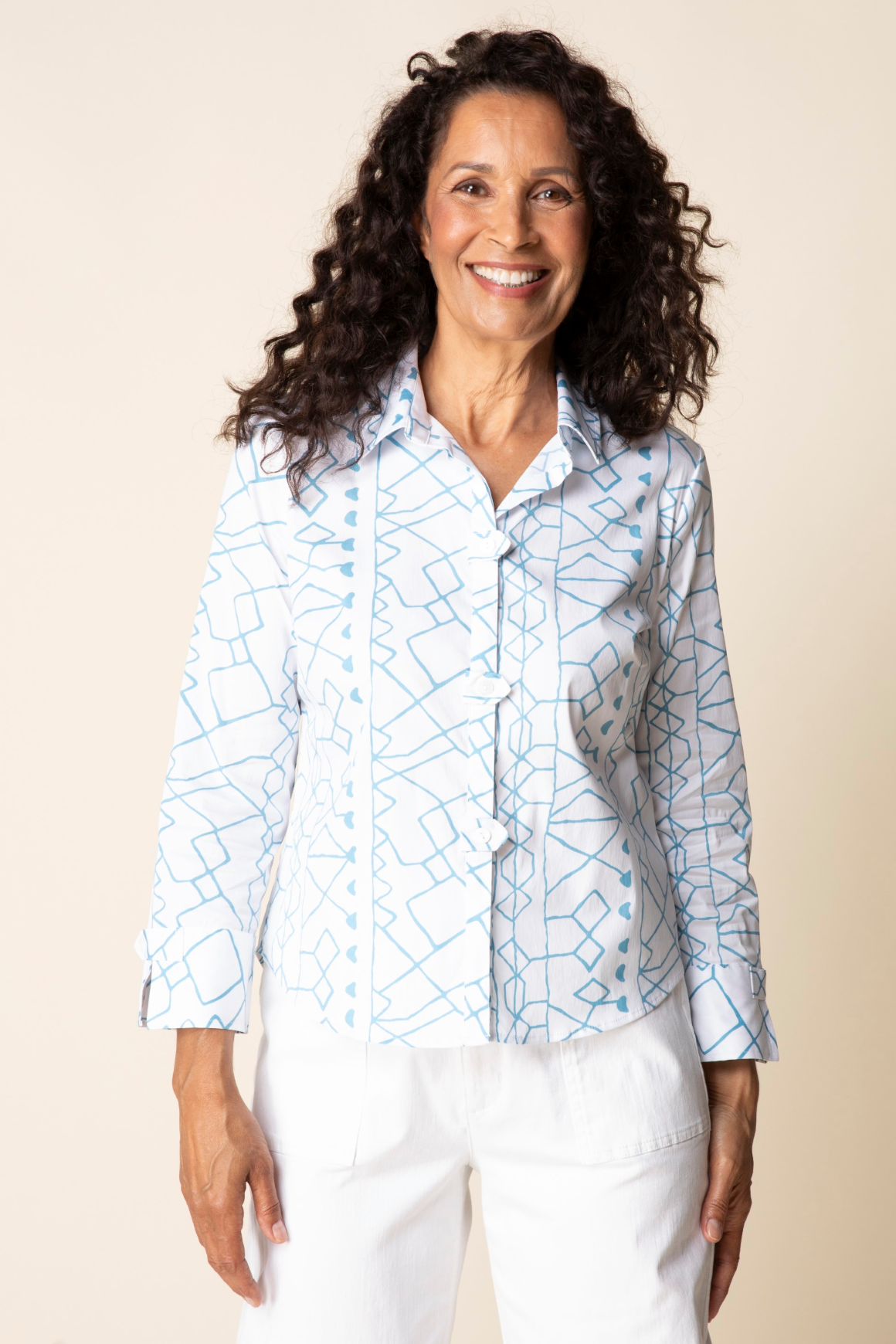 Habitat Perfect Travel Shirts Print Tab Detail Shirt - 13316 - DEWDROP