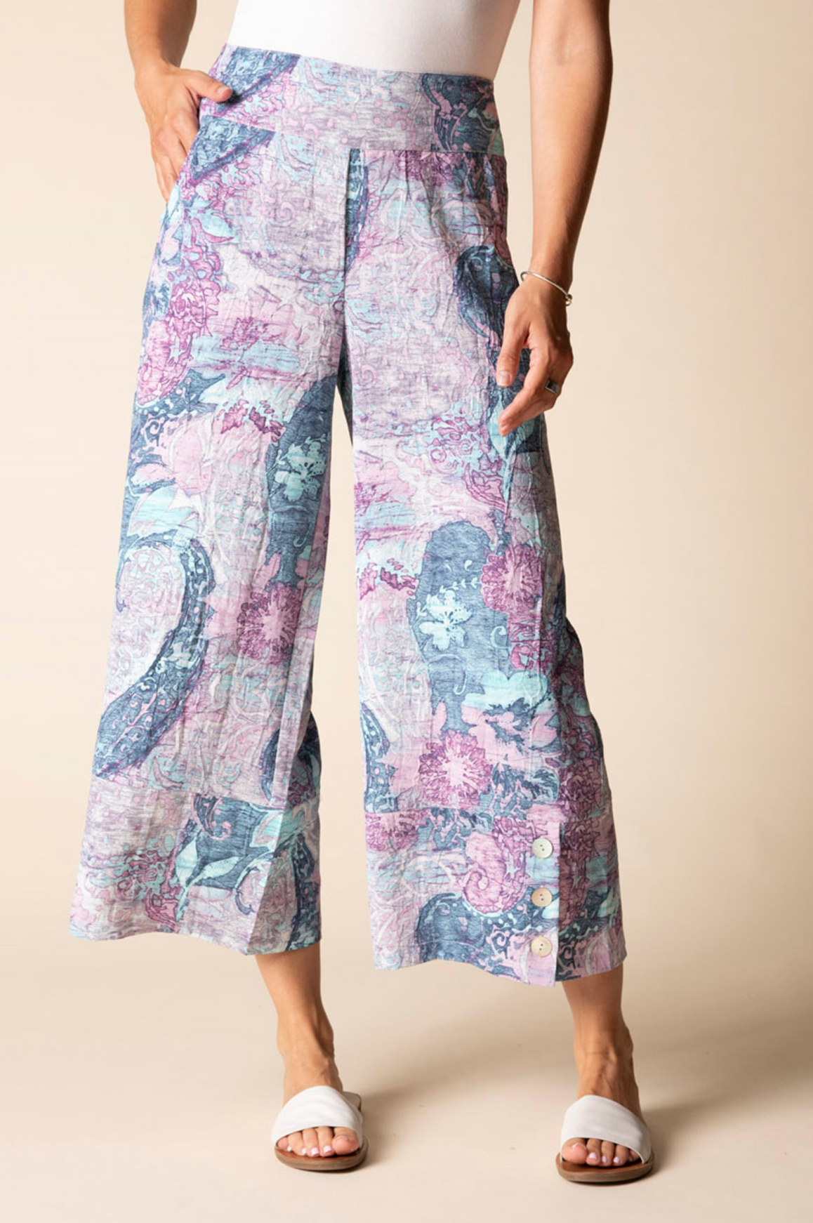Habitat Destination Unknown Medley Crop Pant - 34978 - TOPAZ