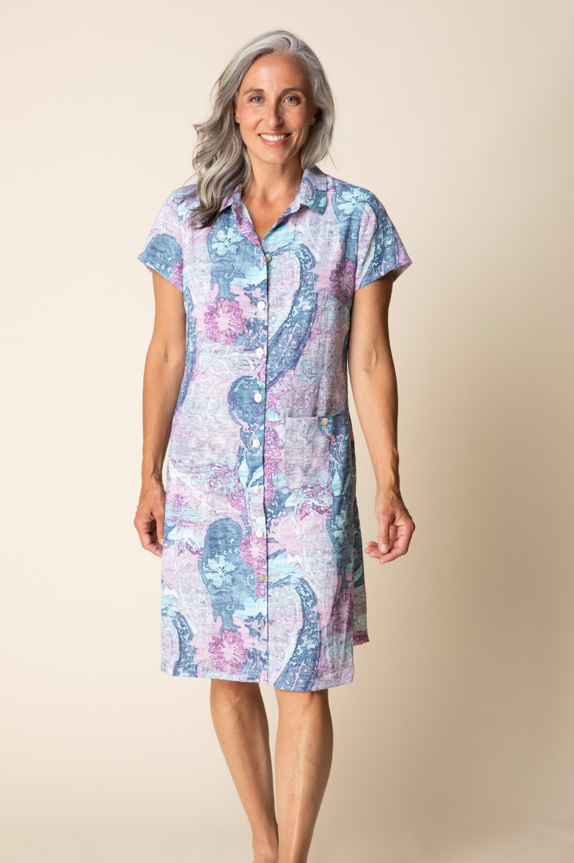 Habitat Destination Unknown Medley Cabana Dress - 34981 - TOPAZ