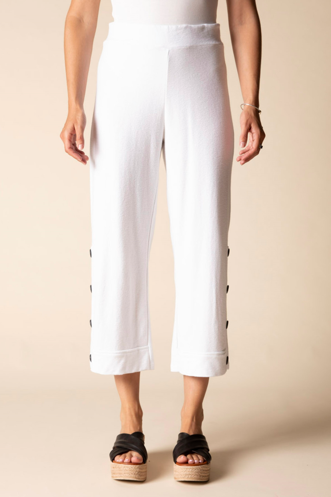 Habitat Pasadena Knit Solid Monterey Pant - 20564 - WHITE