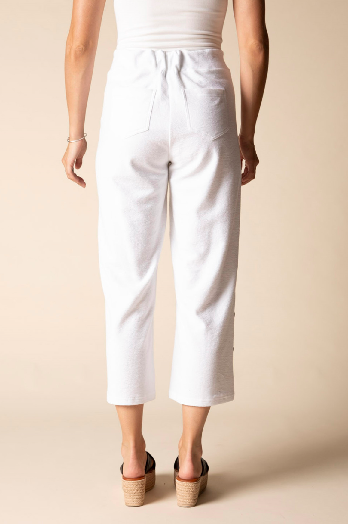 Habitat Pasadena Knit Solid Monterey Pant - 20564 - WHITE