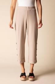 Habitat Pasadena Knit Solid Monterey Pant - 20564 - OAKWOOD