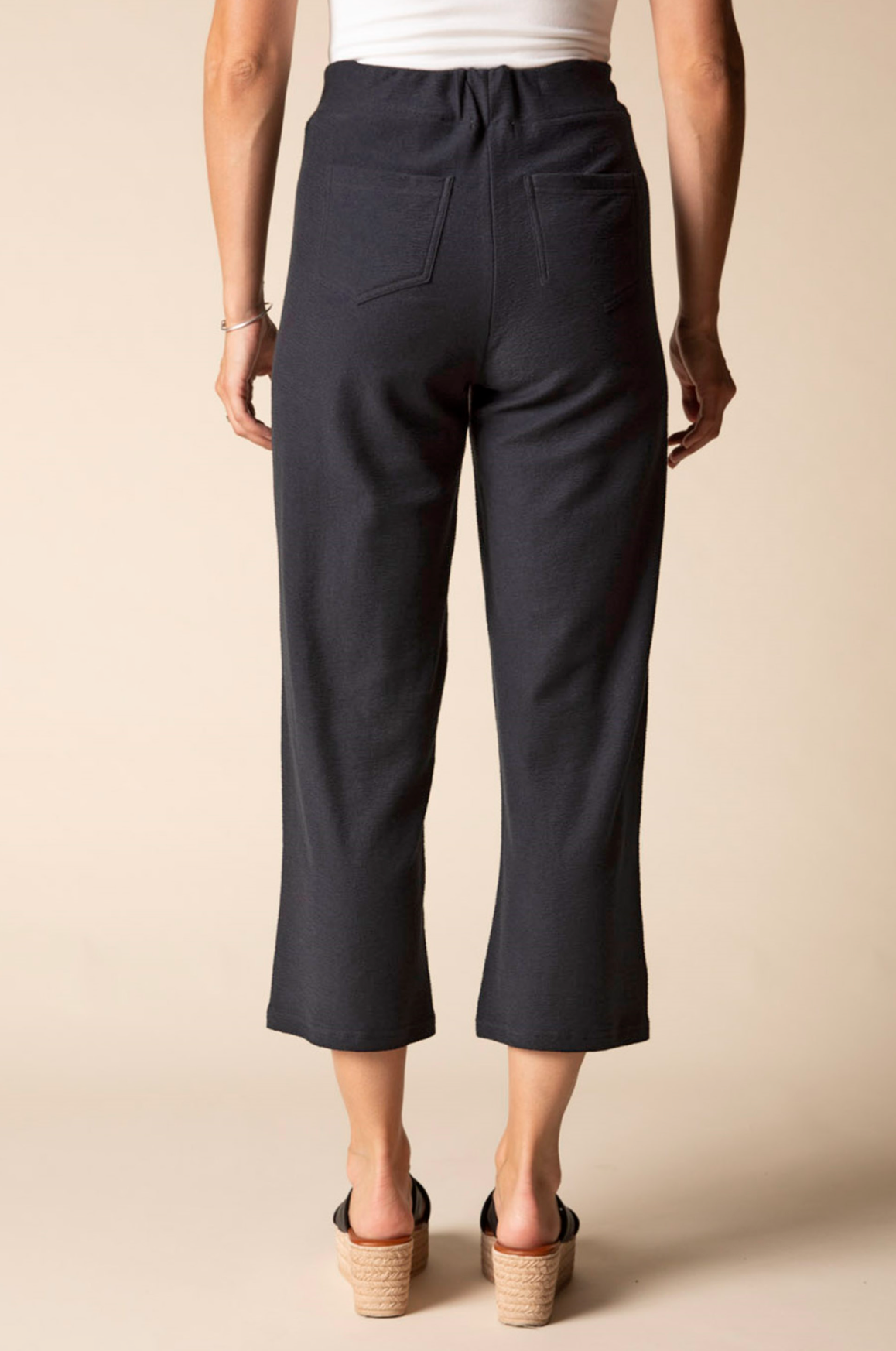 Habitat Pasadena Knit Solid Monterey Pant - 20564 - BLACK