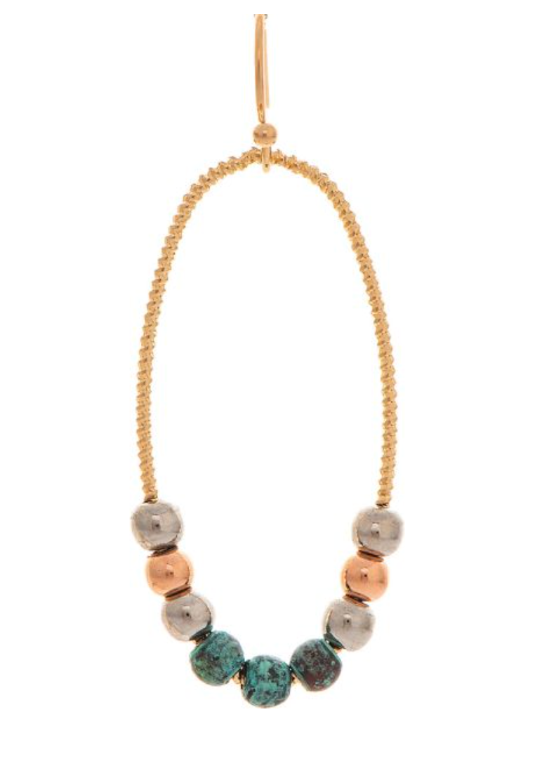 RAIN Patina Mix Wire Oval Earring