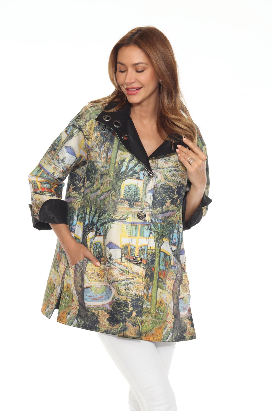 Oopera Raincoat - GARDEN OF ARLES HOSPITAL - J6240RW-2