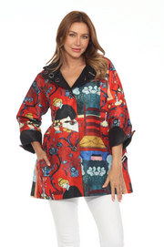 Oopera Raincoat - HARMONY IN RED - J6240RW-4