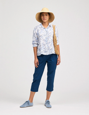 CUT LOOSE Morning Glory Crop Shirt - 4026806