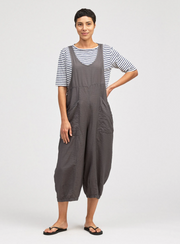 CUT LOOSE Navy Stripe Elbow Sleeve Top - 5476181