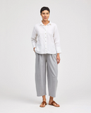 CUT LOOSE Pinhole Crop Easy Shirt - 5936986