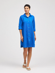 CUT LOOSE Pinhole Shirt Dress - 5931707
