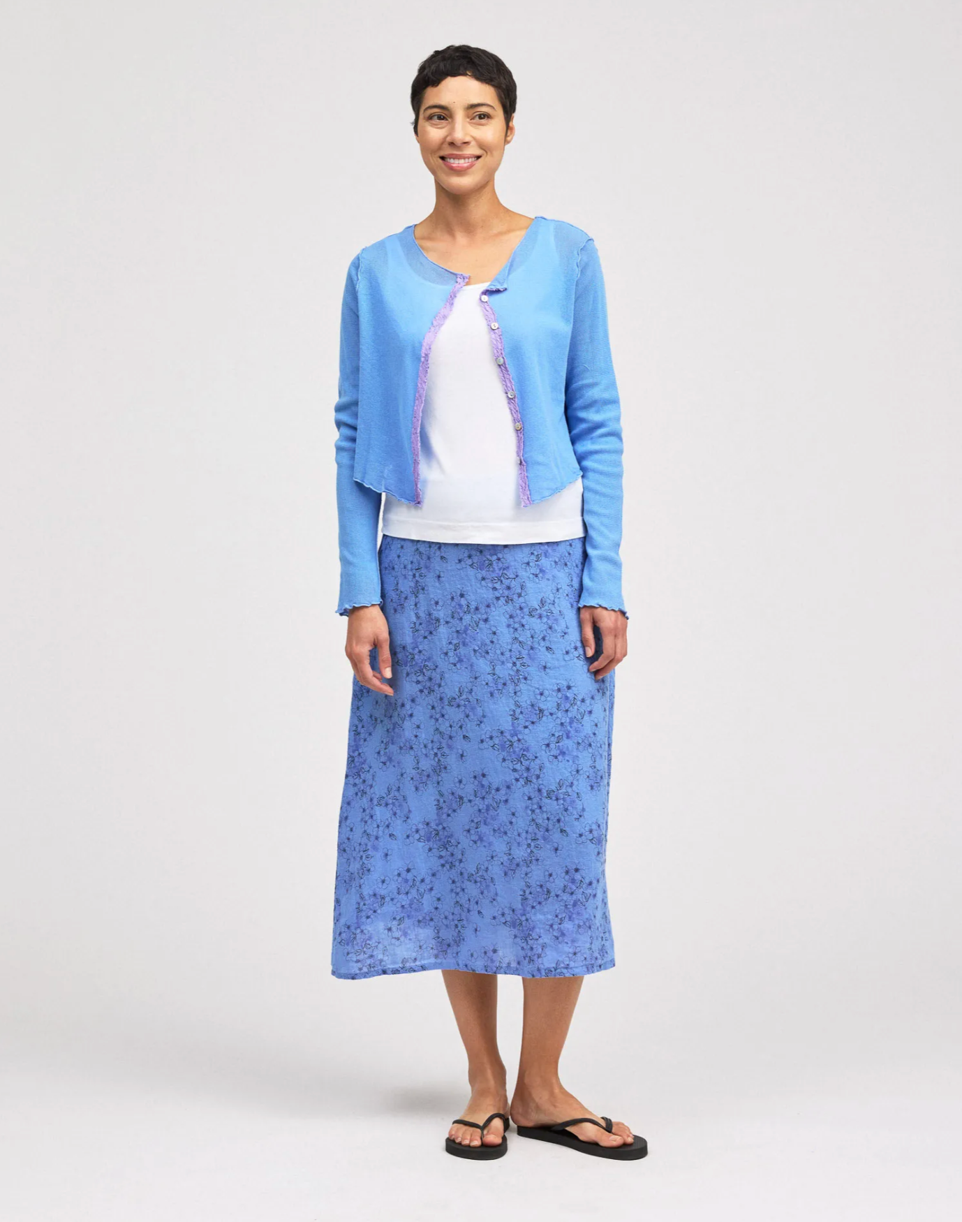 CUT LOOSE Tulle Crop Cardigan - 1388445