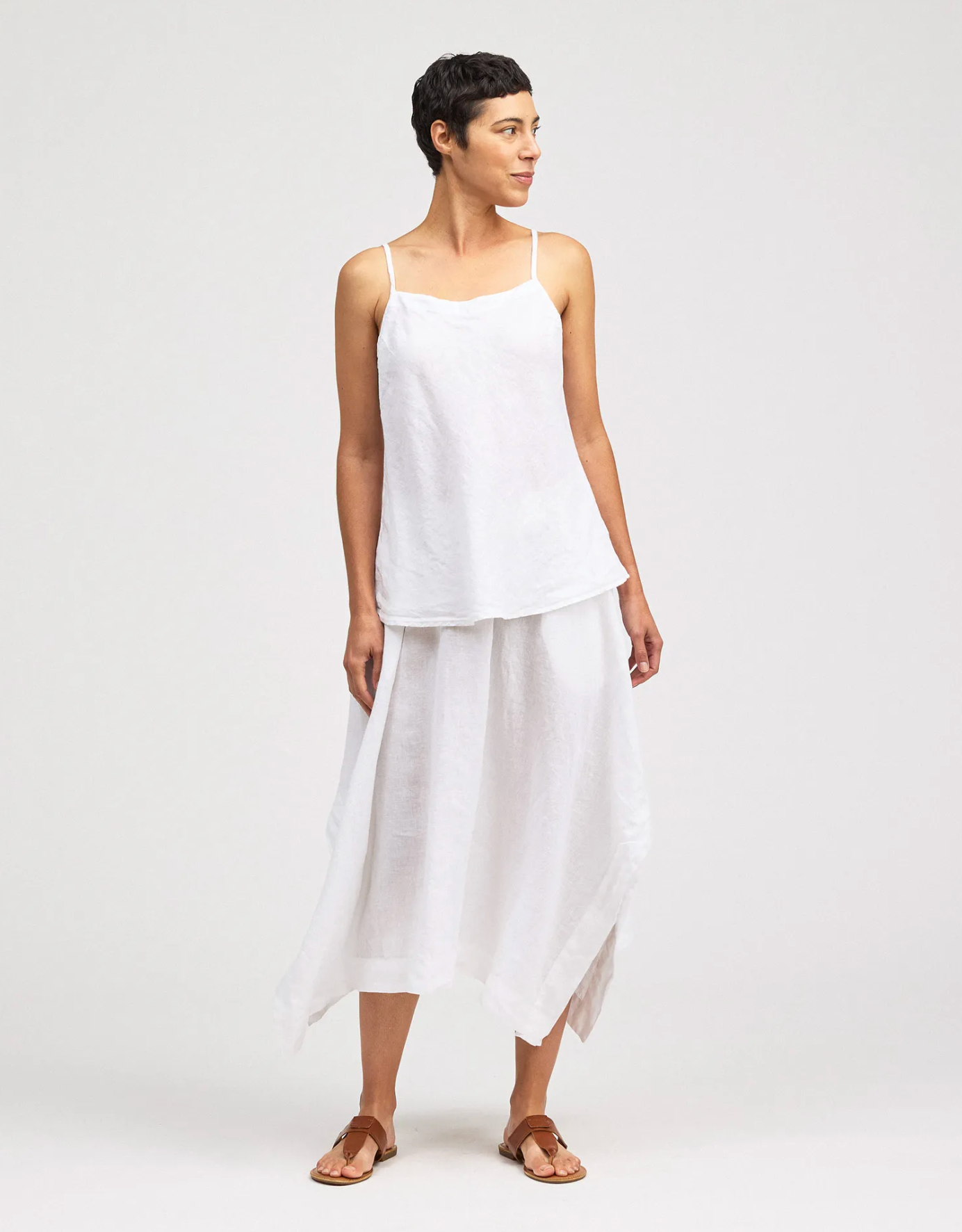 CUT LOOSE Hanky Linen Bias Cami - 4205282