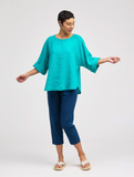CUT LOOSE Hanky Linen One-Size Pullover - 4206315
