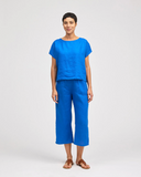 CUT LOOSE Hanky Linen Easy Crop Pant - 4202349