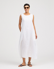 CUT LOOSE Hanky Linen Maxi Tank Dress - 4200312