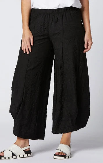 Sydney Project Allie Wide Leg Flowy Pant - CJP115 - SILVER (NOT BLACK)