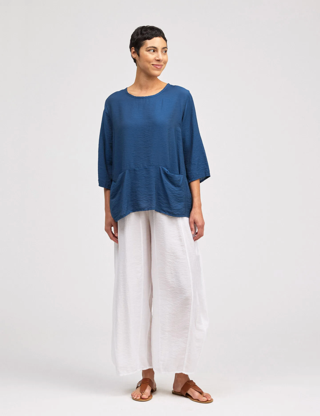 CUT LOOSE Rayon Parachute Pocket Pullover - 6217943