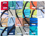 CUT LOOSE Black/Blue Swirl 3/4 Split Back Top - 6527965