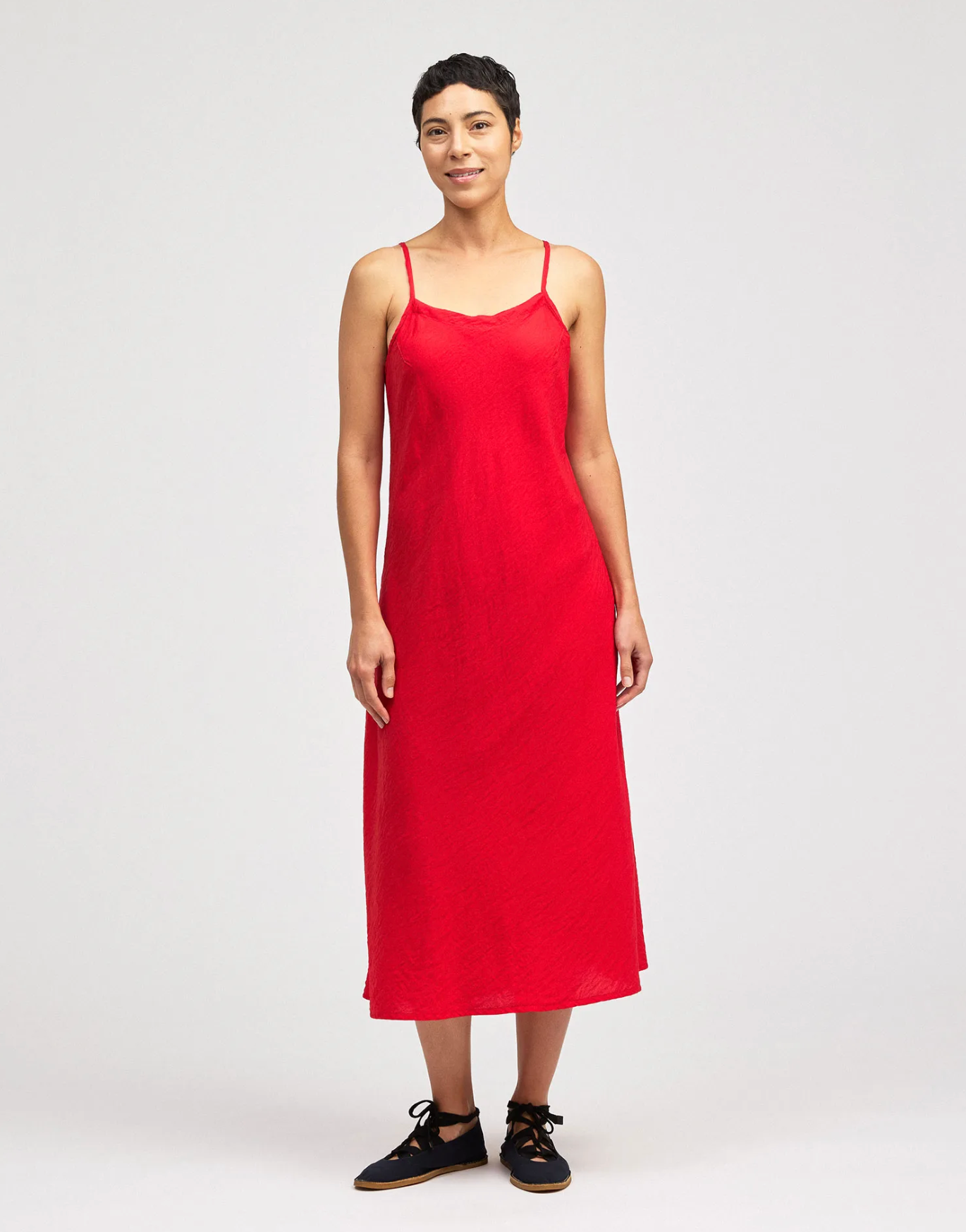CUT LOOSE Rayon Parachute Bias Cami Dress - 6210779