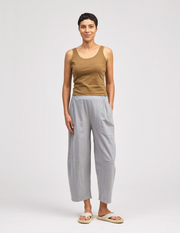 CUT LOOSE Linen Cotton Jersey Horseshoe Pant - 5012933
